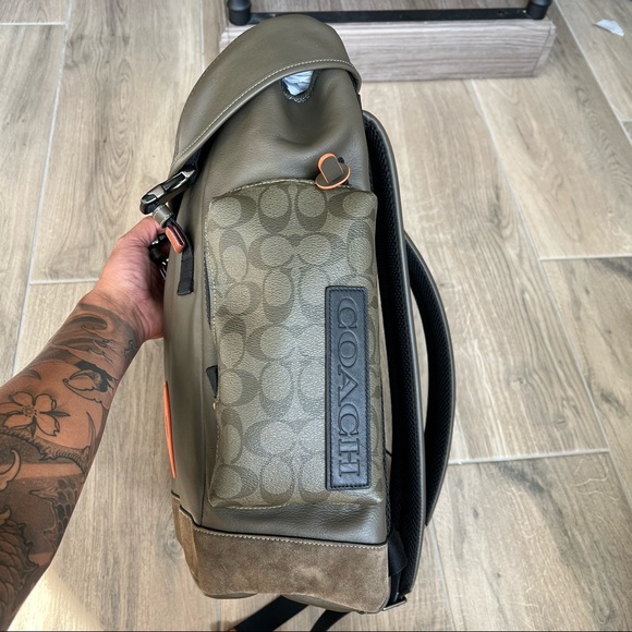 Coach X Michael B. Jordan Ranger Backpack With Signature Canvas Detail - Picture 7 of 12